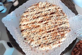 Moelleux éclats d’amandes & chocolat blanc au Thermomix