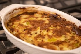 Flan roquefort et poireaux au Thermomix