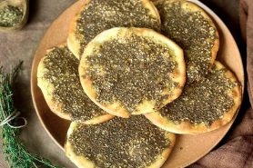 Man’ouché au Zaatar au Thermomix
