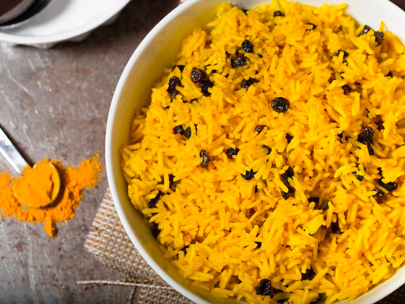 Riz jaune sud-africain au Thermomix