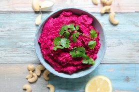 Tartinade betterave, noix de cajou et parmesan au Thermomix