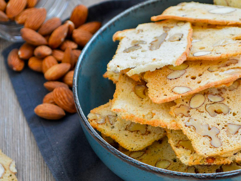 Biscottes fines aux noix au Thermomix