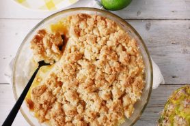 Crumbles aux fruits exotiques au Thermomix