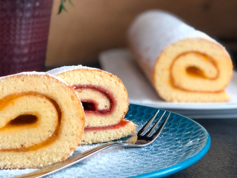 Roulé à la confiture au Thermomix