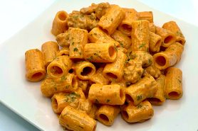 Pâtes crémeuses à la saucisse au Thermomix