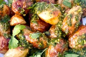 Rattes rôties à la salsa verde au Thermomix