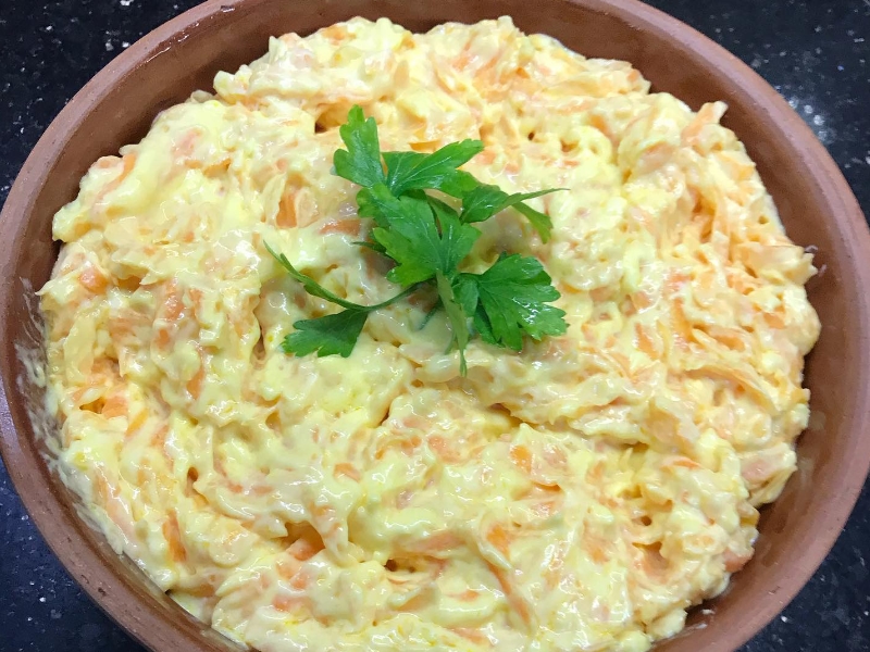 Salade de carottes au yaourt au Thermomix