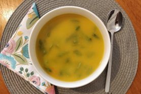 Soupe haricots verts et carottes au Thermomix