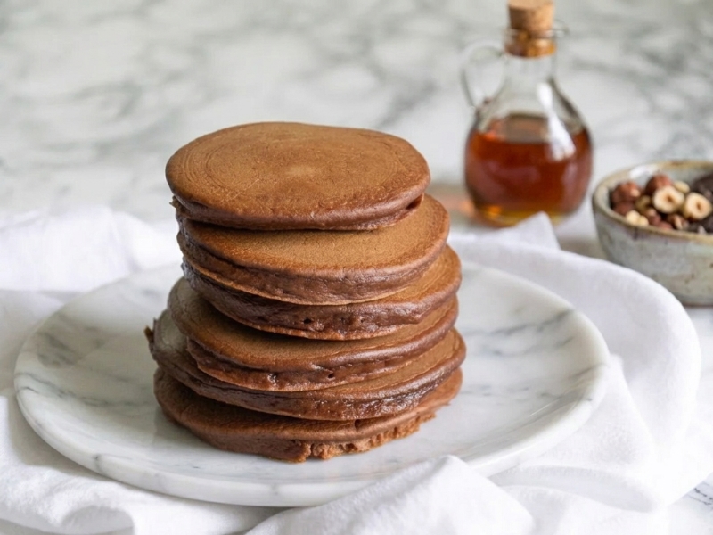 Pancakes tout chocolat au Thermomix