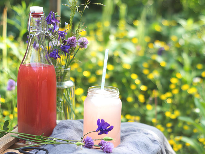 Sirop de rhubarbe au Thermomix