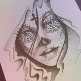 Illustration du profil de sucre rose