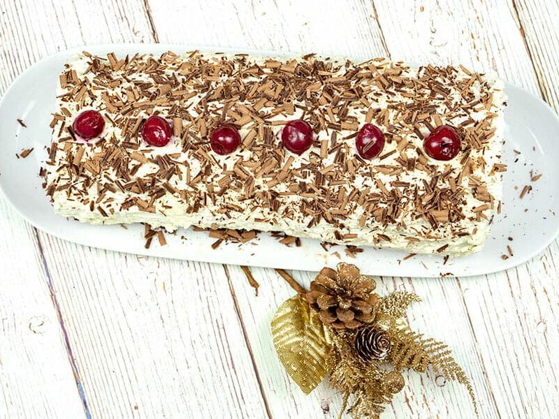 Buche Foret Noire Au Thermomix Cookomix Buche Foret Noire Au Thermomix Cookomix
