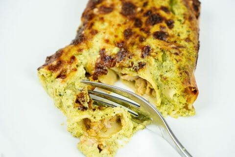 Cliquez pour zoomer ! Cannelloni au thon et à la crème de courgettes Thermomix par Minou