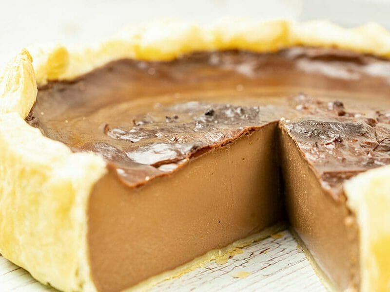 Cliquez pour zoomer ! Flan pâtissier au chocolat Thermomix par Minou