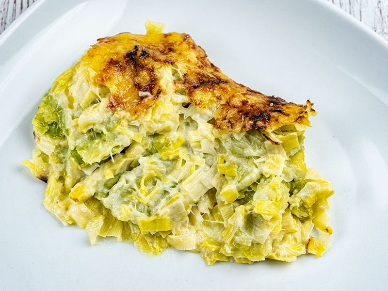 Cliquez pour zoomer ! Gratin de ravioles aux poireaux Thermomix par Minou