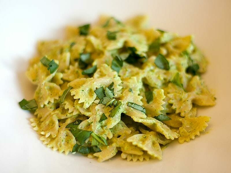 Cliquez pour zoomer ! Farfalle à la crème de courgettes Thermomix par Minou