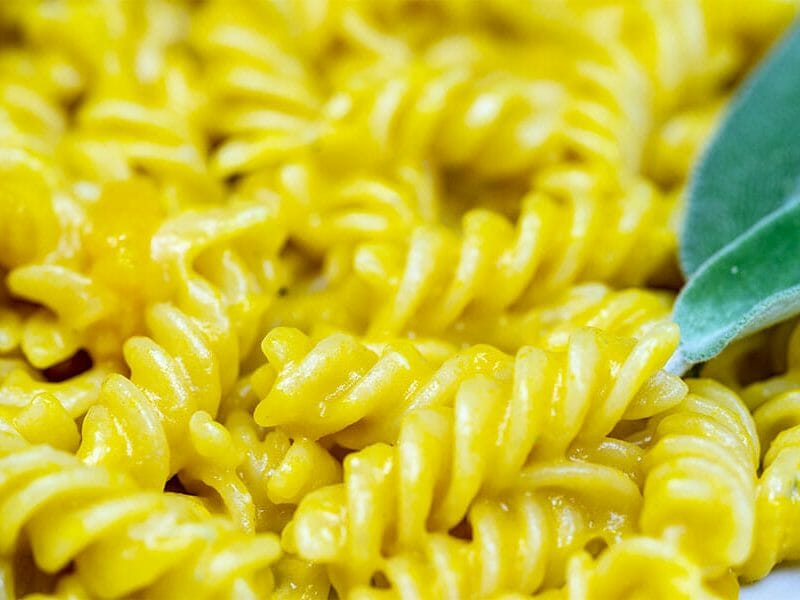 Cliquez pour zoomer ! Fusilli à la crème de potimarron et gorgonzola Thermomix par Minou