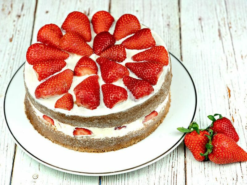 Cliquez pour zoomer ! Shortcake aux fraises Thermomix par Minou