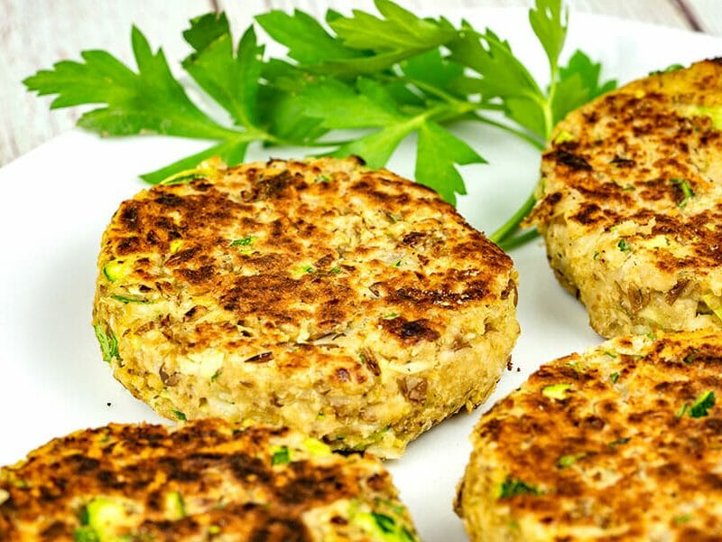 Cliquez pour zoomer ! Steaks lentilles, pois chiches, courgettes Thermomix par Minou