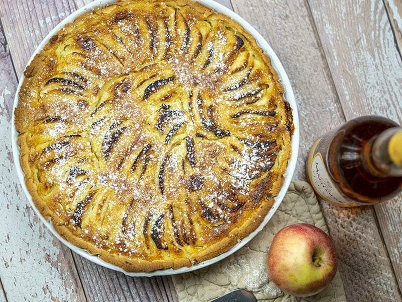 Cliquez pour zoomer ! Tarte normande aux pommes Thermomix par Minou