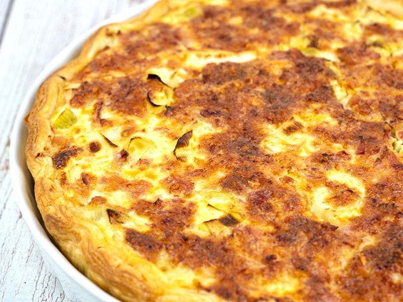 Cliquez pour zoomer ! Tarte aux poireaux et jambon Thermomix par Minou