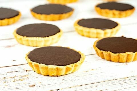 Cliquez pour zoomer ! Tartelettes chocolat et caramel beurre salé au Thermomix