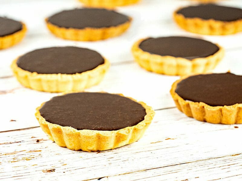 Tartelettes Chocolat Et Caramel Beurre Sale Au Thermomix Cookomix