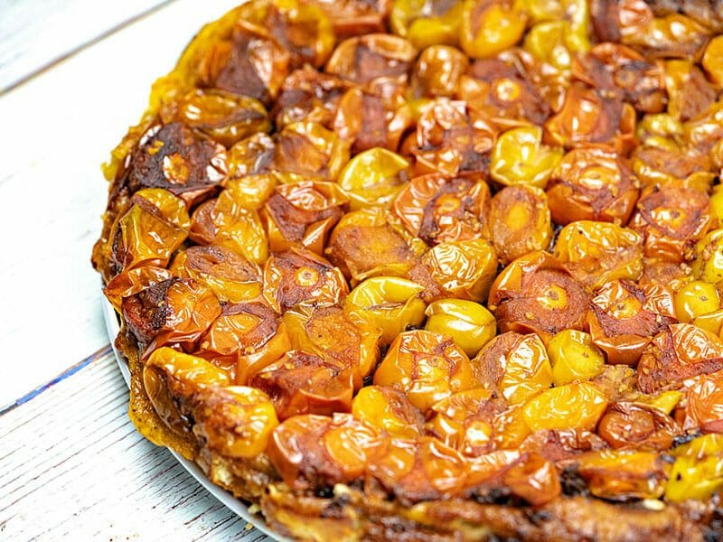 Cliquez pour zoomer ! Tatin de tomates cerises à la tapenade Thermomix par Minou