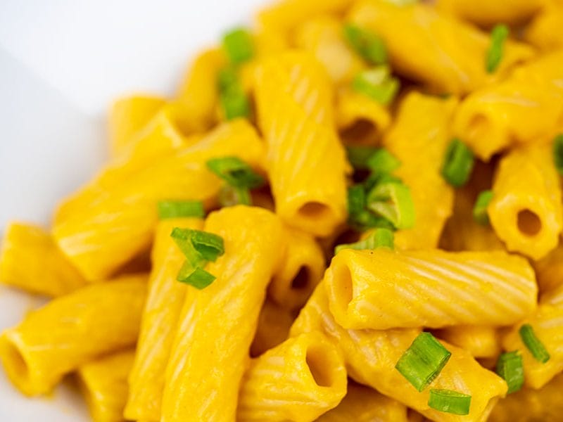 Cliquez pour zoomer ! Tortiglioni à la crème de butternut confite au four Thermomix par Minou