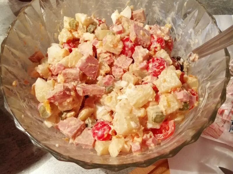 Cliquez pour zoomer ! Salade piémontaise Thermomix par Amelinela