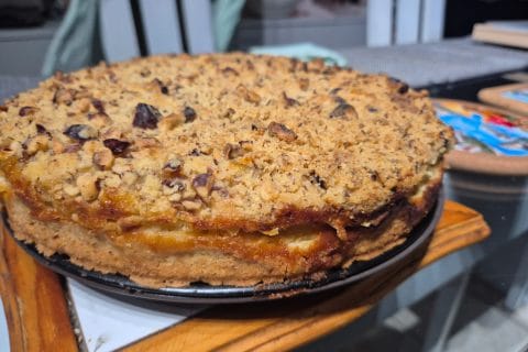 Cliquez pour zoomer ! Tarte aux pommes façon crumble Thermomix par david_374