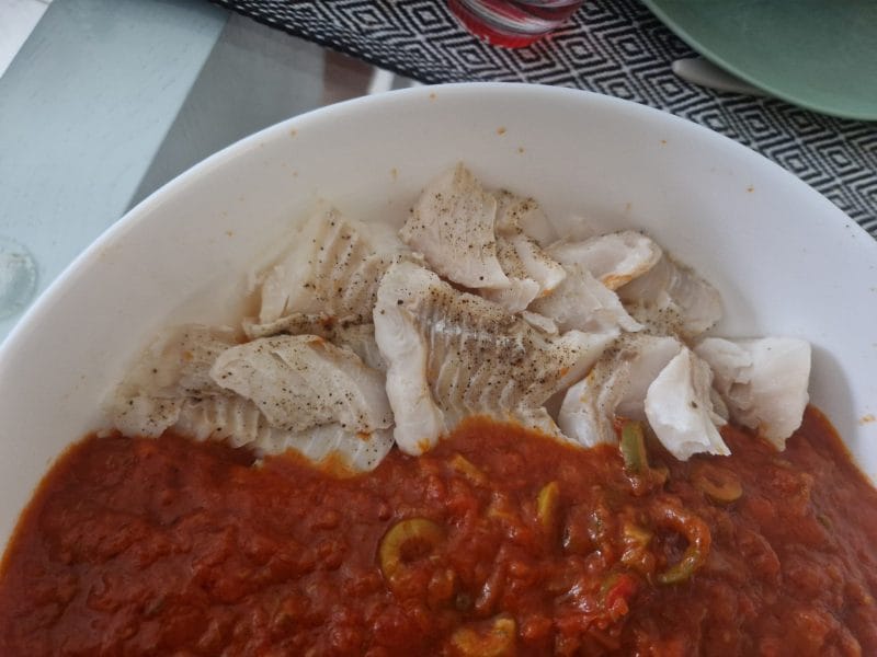 Cliquez pour zoomer ! Poisson à la Veracruz Thermomix par david_374