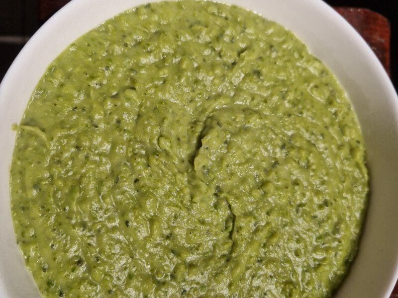 Cliquez pour zoomer ! Purée de pommes de terre et petits pois à la menthe Thermomix par david_374