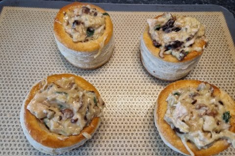 Cliquez pour zoomer ! Vols au vent dinde et champignons Thermomix par david_374