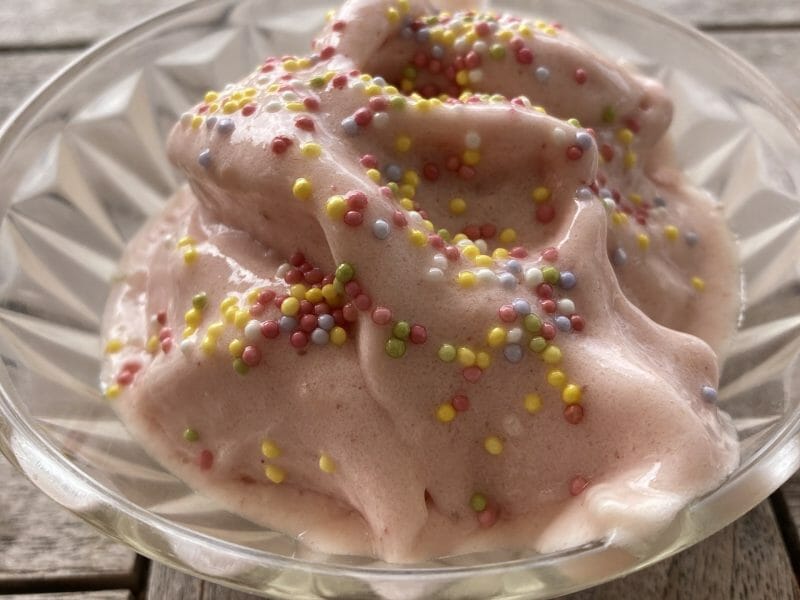 Cliquez pour zoomer ! Sorbet pêche Thermomix par VivieCed