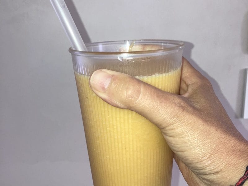 Cliquez pour zoomer ! Smoothie orange, pomme et banane Thermomix par VivieCed