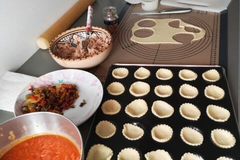 Cliquez pour zoomer ! Pizza au thon et aux olives Thermomix par Smetisse