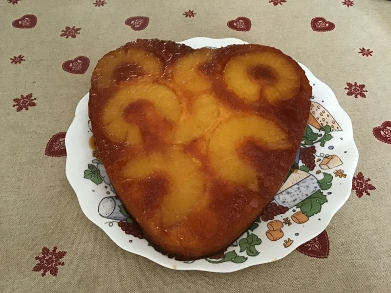 Cliquez pour zoomer ! Gâteau renversé à l’ananas Thermomix par Jerie28