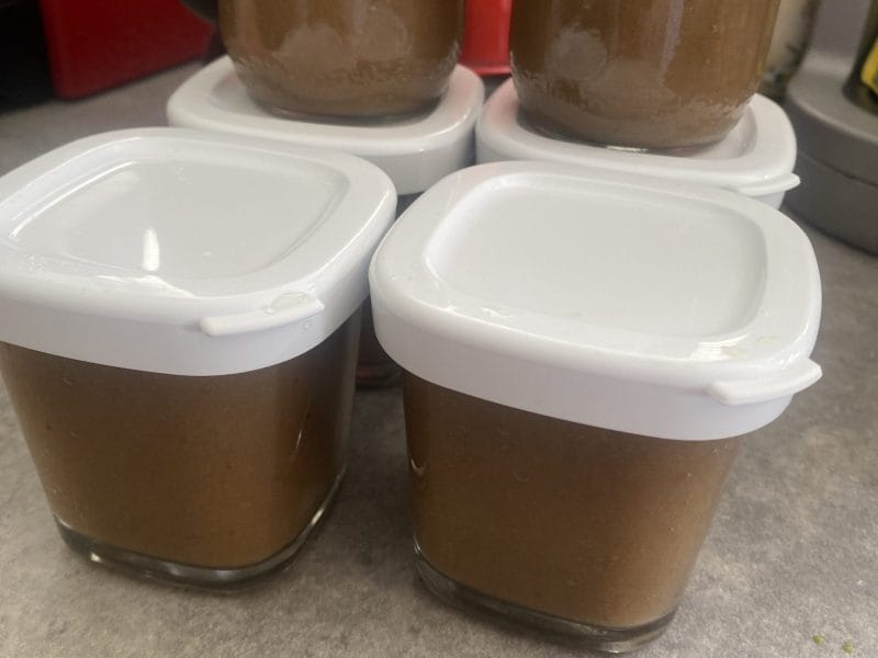 Cliquez pour zoomer ! Compote de pommes, bananes et miel Thermomix par misscarole