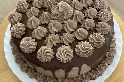 Cliquez pour zoomer ! Layer cake Kinder Bueno Thermomix par Stef anis