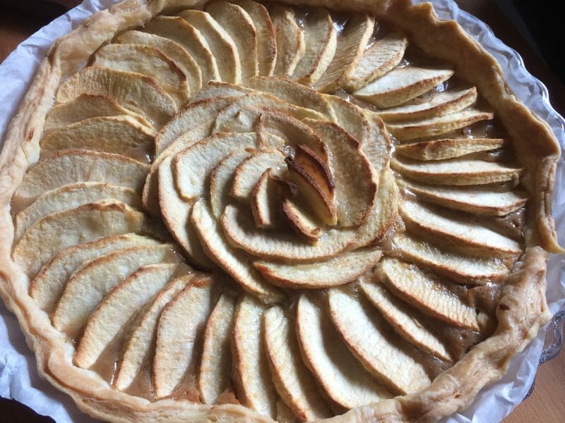 Cliquez pour zoomer ! Tarte aux pommes alsacienne Thermomix par Stef anis