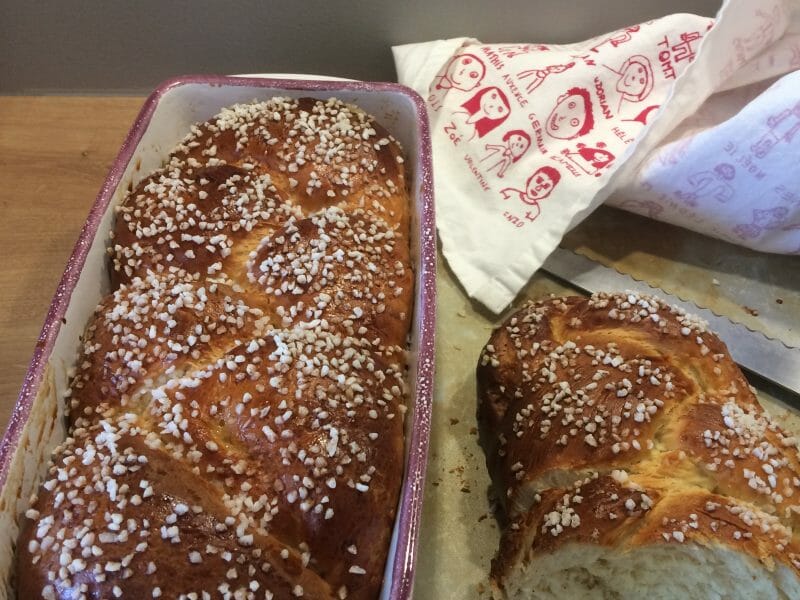 Cliquez pour zoomer ! Brioche tressée à la mie filante Thermomix par Stef anis