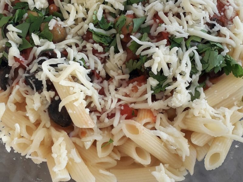 Cliquez pour zoomer ! Penne alla puttanesca Thermomix par EmilieBillot