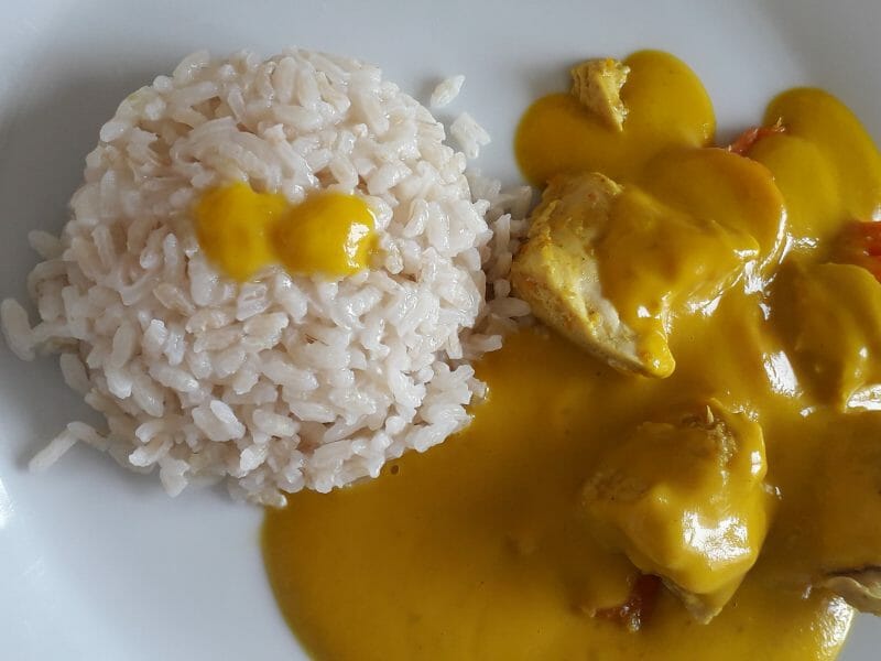 Cliquez pour zoomer ! Poulet coco aux 3 épices Thermomix par EmilieBillot