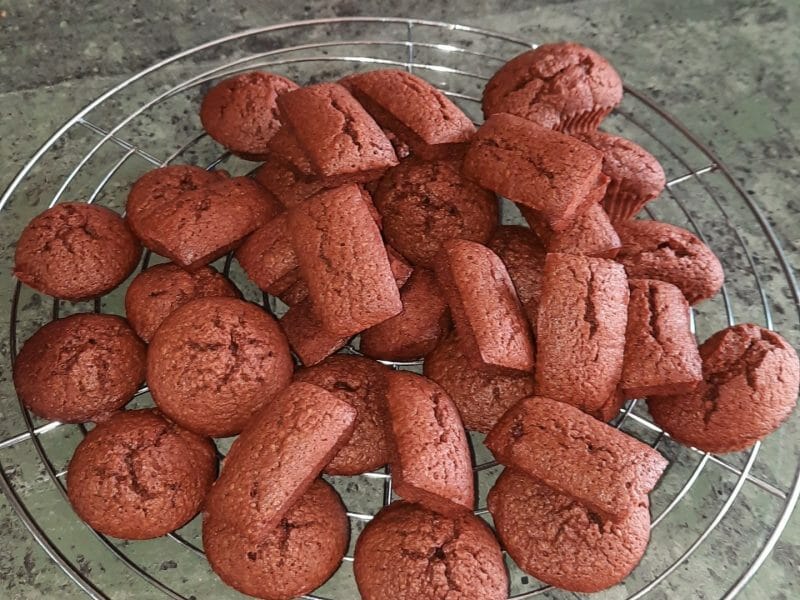 Cliquez pour zoomer ! Financiers au chocolat Thermomix par Strudi