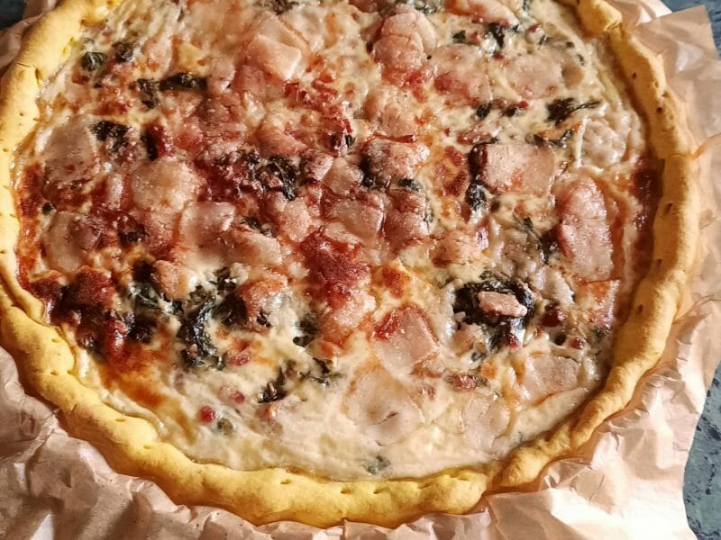 Cliquez pour zoomer ! Quiche aux fanes de radis Thermomix par Strudi