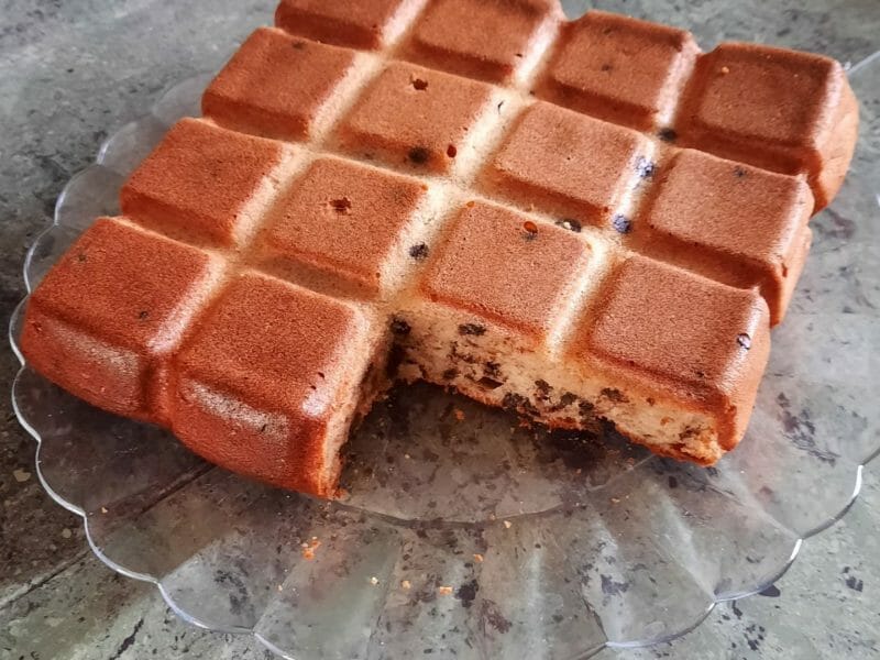 Cliquez pour zoomer ! Cake banane et pépites de chocolat Thermomix par Strudi