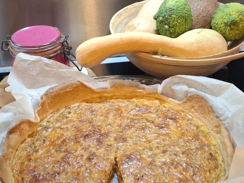 Cliquez pour zoomer ! Quiche au thon et aux olives vertes Thermomix par flo97227