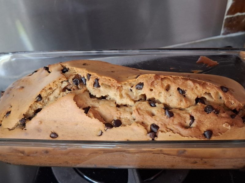 Cliquez pour zoomer ! Cake à la ricotta et aux pépites de chocolat Thermomix par flo97227