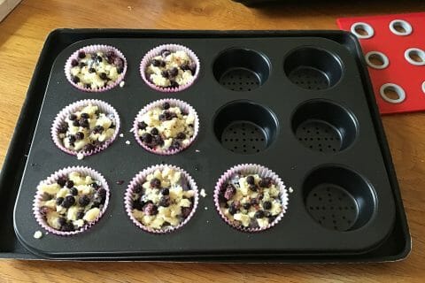 Cliquez pour zoomer ! Muffins aux myrtilles Thermomix par vivi5